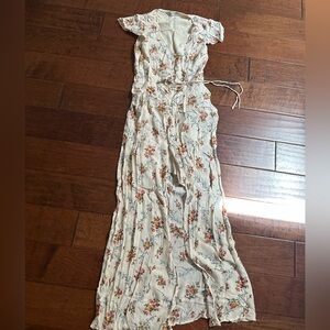 Midi floral dress from Stradivarius, US4/S